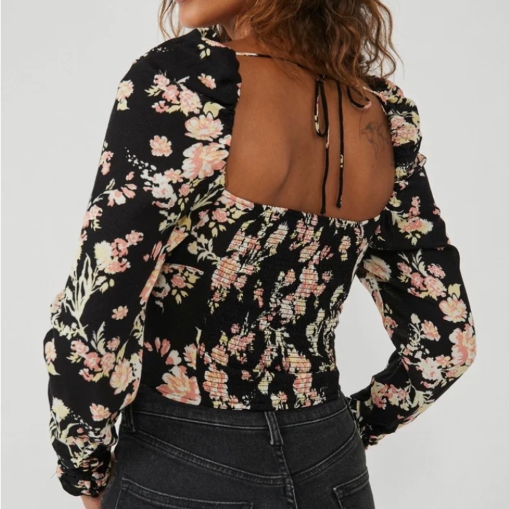 NWT Free People Hilary Printed top size small - Picture 2 of 5